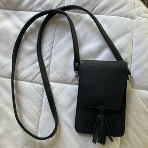 Small Black Travel Purse